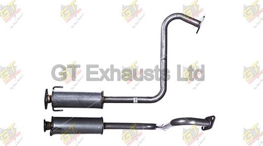 GT Exhausts GRR312 - Середній глушник вихлопних газів autocars.com.ua