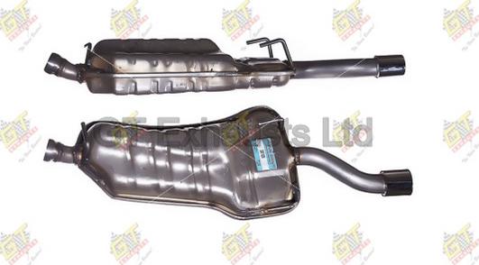 GT Exhausts GSB109 - Глушник вихлопних газів кінцевий autocars.com.ua