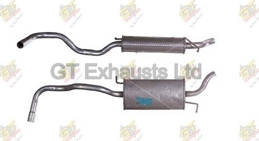 GT Exhausts GSE026 - Глушник вихлопних газів кінцевий autocars.com.ua