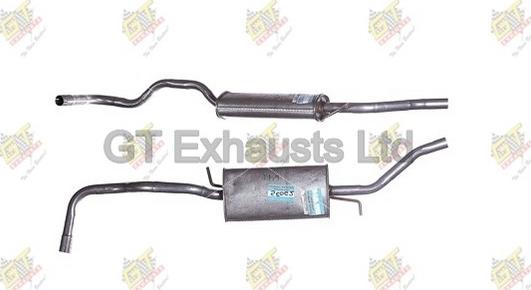 GT Exhausts GSE062 - Глушник вихлопних газів кінцевий autocars.com.ua