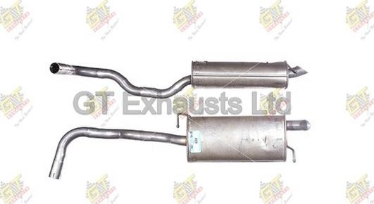 GT Exhausts GSE078 - Глушник вихлопних газів кінцевий autocars.com.ua