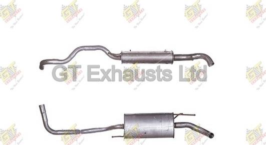 GT Exhausts GSE098 - Глушник вихлопних газів кінцевий autocars.com.ua