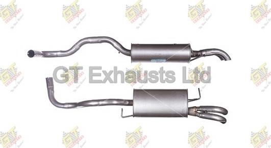 GT Exhausts GSE100 - Глушник вихлопних газів кінцевий autocars.com.ua