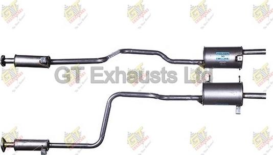 GT Exhausts GSZ047 - Глушник вихлопних газів кінцевий autocars.com.ua