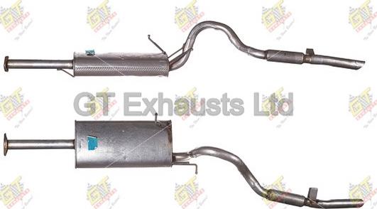 GT Exhausts GSZ085 - Глушник вихлопних газів кінцевий autocars.com.ua