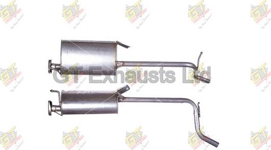 GT Exhausts GSZ099 - Глушник вихлопних газів кінцевий autocars.com.ua