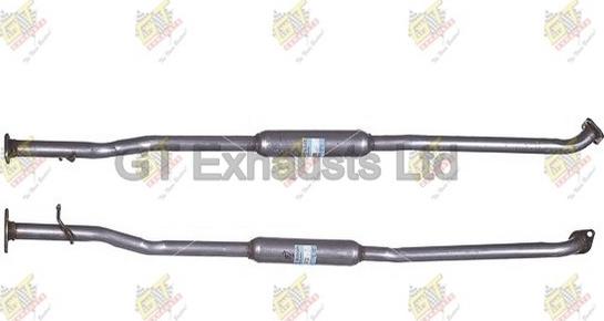 GT Exhausts GSZ108 - Середній глушник вихлопних газів autocars.com.ua