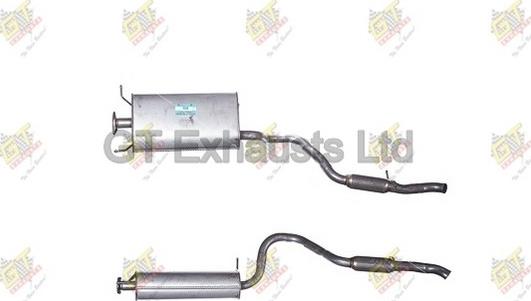 GT Exhausts GSZ120 - Глушник вихлопних газів кінцевий autocars.com.ua