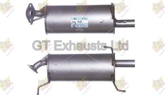 GT Exhausts GSZ134 - Глушник вихлопних газів кінцевий autocars.com.ua