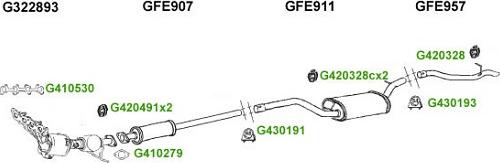 GT Exhausts GT10001 - Система випуску ОГ autocars.com.ua