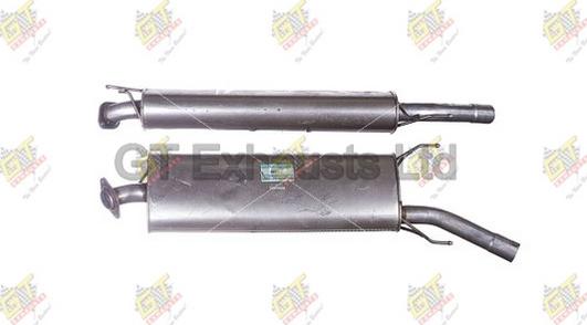 GT Exhausts GTT717IMP - Середній глушник вихлопних газів autocars.com.ua