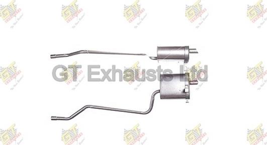 GT Exhausts GTY605 - Глушник вихлопних газів кінцевий autocars.com.ua