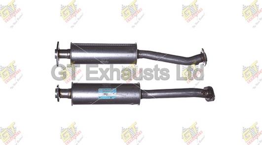 GT Exhausts GTY637 - Середній глушник вихлопних газів autocars.com.ua