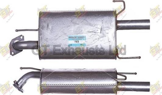GT Exhausts GTY678 - Глушник вихлопних газів кінцевий autocars.com.ua