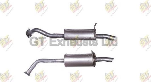 GT Exhausts GTY715 - Глушник вихлопних газів кінцевий autocars.com.ua