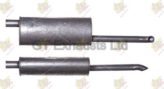 GT Exhausts GVL409 - Глушник вихлопних газів кінцевий autocars.com.ua