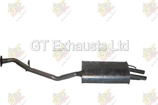 GT Exhausts GVL448 - Середній глушник вихлопних газів autocars.com.ua