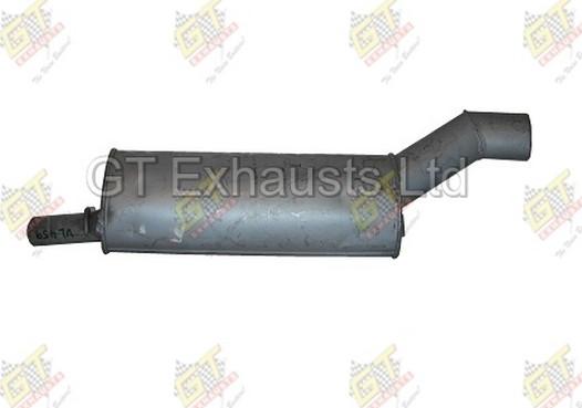 GT Exhausts GVL459 - Глушник вихлопних газів кінцевий autocars.com.ua