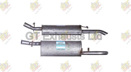 GT Exhausts GVL470 - Глушник вихлопних газів кінцевий autocars.com.ua