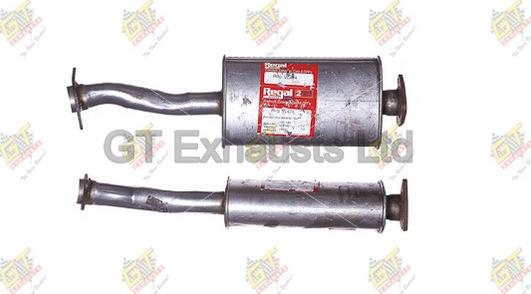 GT Exhausts GVL474 - Середній глушник вихлопних газів autocars.com.ua