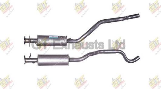 GT Exhausts GVL475 - Середній глушник вихлопних газів autocars.com.ua