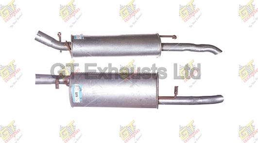 GT Exhausts GVL478 - Глушник вихлопних газів кінцевий autocars.com.ua