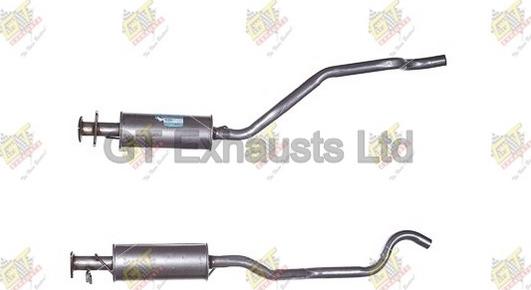 GT Exhausts GVL533 - Глушник вихлопних газів кінцевий autocars.com.ua