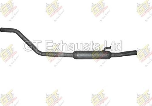 GT Exhausts GVW071 - Середній глушник вихлопних газів autocars.com.ua