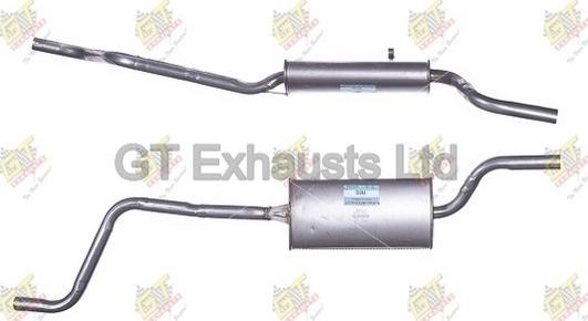 GT Exhausts GVW242 - Глушник вихлопних газів кінцевий autocars.com.ua