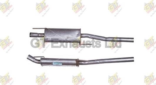 GT Exhausts GVW263 - Глушник вихлопних газів кінцевий autocars.com.ua