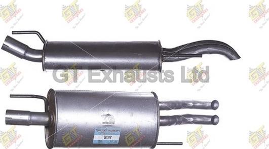 GT Exhausts GVW398 - Глушник вихлопних газів кінцевий autocars.com.ua