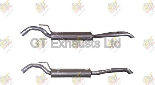 GT Exhausts GVW409 - Глушник вихлопних газів кінцевий autocars.com.ua