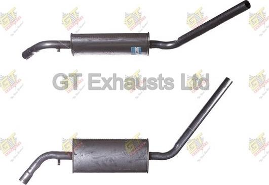 GT Exhausts GVW460 - Середній глушник вихлопних газів autocars.com.ua