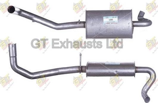 GT Exhausts GVW511 - Глушник вихлопних газів кінцевий autocars.com.ua