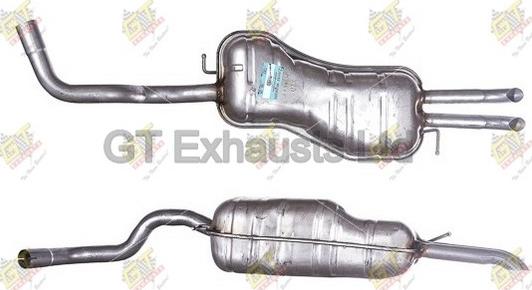 GT Exhausts GVW517 - Глушник вихлопних газів кінцевий autocars.com.ua