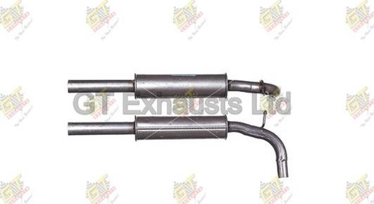 GT Exhausts GVW528 - Середній глушник вихлопних газів autocars.com.ua