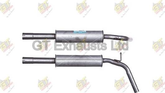 GT Exhausts GVW565 - Середній глушник вихлопних газів autocars.com.ua