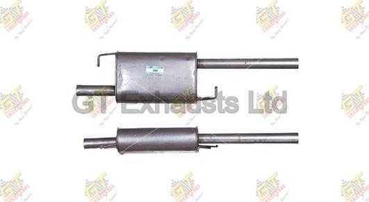 GT Exhausts GVW622 - Середній глушник вихлопних газів autocars.com.ua