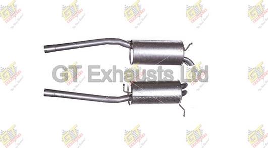 GT Exhausts GVW675 - Глушник вихлопних газів кінцевий autocars.com.ua