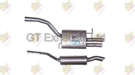 GT Exhausts GVW758 - Глушник вихлопних газів кінцевий autocars.com.ua