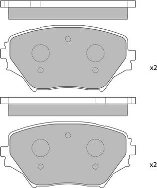 Magneti Marelli BP1291 - Гальмівні колодки, дискові гальма autocars.com.ua