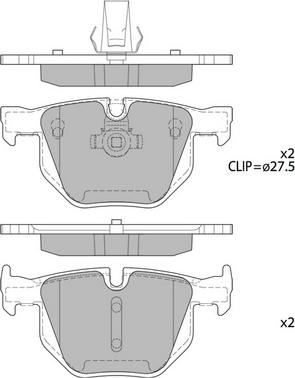 Hagen GP2157 - Гальмівні колодки, дискові гальма autocars.com.ua