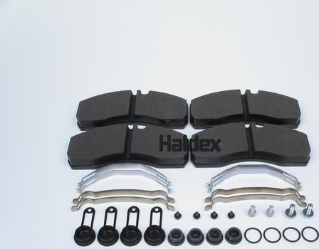 Haldex 89765 - Гальмівні колодки, дискові гальма autocars.com.ua