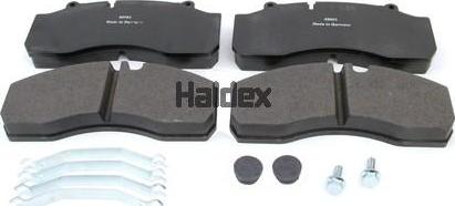 Haldex 92010 - Гальмівні колодки, дискові гальма autocars.com.ua