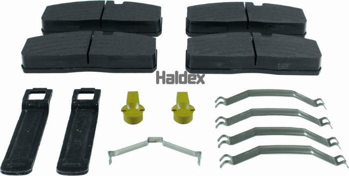 Haldex H119990 - Гальмівні колодки, дискові гальма autocars.com.ua