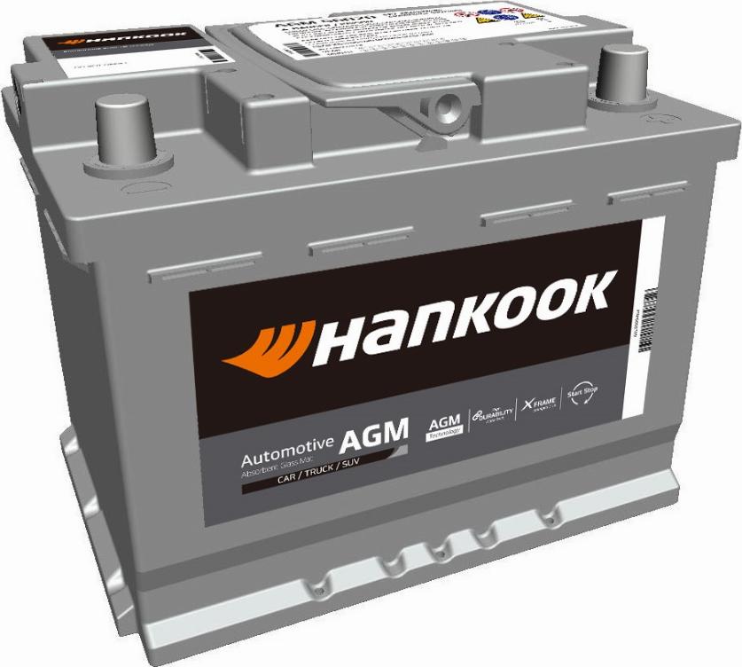 Hankook AGM 56020 - Стартерна акумуляторна батарея, АКБ autocars.com.ua