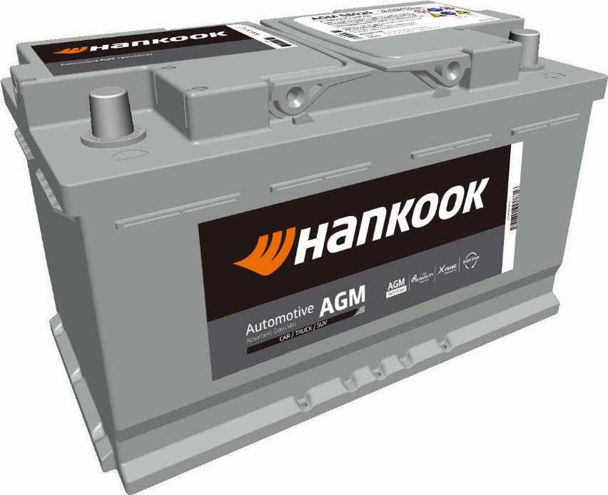 Hankook AGM 58020 - Стартерна акумуляторна батарея, АКБ autocars.com.ua