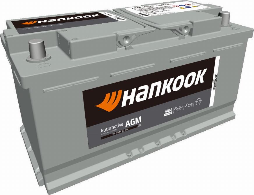 Hankook AGM 59520 - Стартерна акумуляторна батарея, АКБ autocars.com.ua
