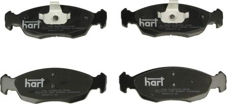 Hart 215 894 - Гальмівні колодки, дискові гальма autocars.com.ua