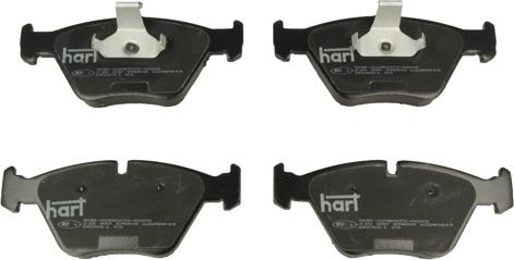 Hart 215 897 - Гальмівні колодки, дискові гальма autocars.com.ua